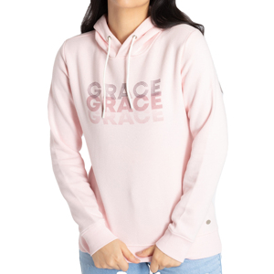 Women's <b>Orange</b> Hooded <b>Fleece</b> Sweatshirt Solid Breathable Eco-Friendly Quick Dry Full Sleeve Casual Knitted Cotton Pullover Front - Product Image 5