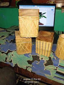 Brûleur d'encens en bois et rotin de luxe, style arabe, porte-bakhoor, pour cadeau spirituel, Ramadan et décoration intérieure - Product Image 3