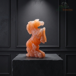 Lampe en sel rose de l'Himalaya sculptée à la main, lampe en sel naturel en forme d'animal pour la décoration de la maison - Product Image 4