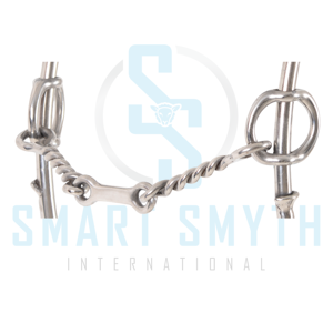 SMART SMYTH INTL - Bocado Profesional de Acero Inoxidable para Caballo, Tipo Pelham, con Cadena de Control, Garantía de 3 Años, para Entrenamiento de Equitación - Product Image 5