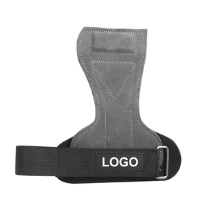Straps and Supportive Design Palm Grips Adjustable Leather Palm Grips for Finger Exercise Fitness <b>Equipment</b> with <b>Secure</b> - Product Image 2