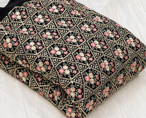 Tela de Chifón Bordada Malty Dobby, 100% Poliéster, Transpirable, Ecológica, para Bodas, Color Personalizado, Suministro Textil, Exportaciones - Product Image 4
