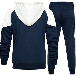 Men's Performance Training Tracksuit Set Breathable Sports Jacket and Flexible <b>Athletic</b> Track Pants for Gym Workout Running - Product Image 4