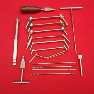 Professional Orthopedic Quick Coupling <b>Drill</b> <b>Guide</b> & Tap Sleeve Instrument Set 13 Pcs Stainless Steel Bone Surgery Tools - Product Image 6