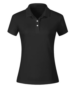 Chemise polo en piqué pour femme, coton et polyester, manches courtes, imprimée, pour le golf, le tennis, décontractée - Product Image 4