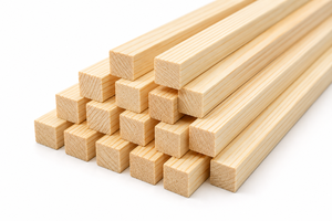 Varillas de Bambú Natural para Manualidades, Corte Cuadrado y Liso, para Proyectos de Bricolaje y Decoración de Mesas - Product Image 2