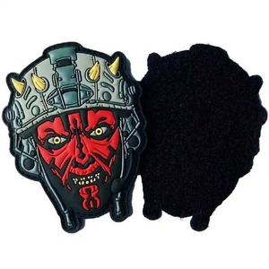 Parches de PVC económicos con logotipo de goma personalizado, insignia 3D en relieve, impermeable, pedido al por mayor, suministro directo de fábrica - Product Image 4