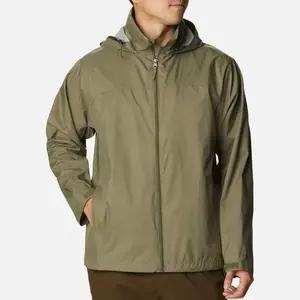 Jaqueta impermeável com logotipo personalizado, casaco de fleece com capuz para uso ao ar livre, roupas de trabalho, corta-vento para mulheres e homens
