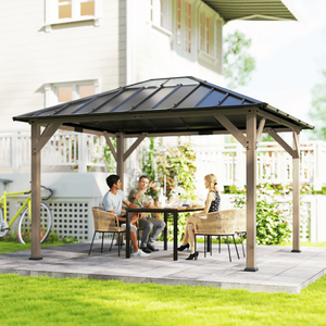 Gazebo/Pérgola para Patio, Espacio de Vida al Aire Libre con Elegante Toldo para Sombra y Comodidad - Product Image 1