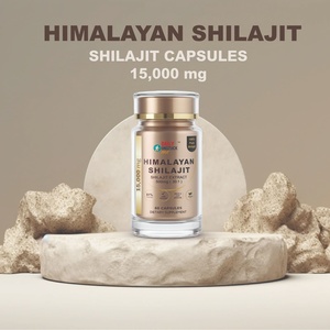 Capsules de complexe minéral Shilajit de l'Himalaya en gros, 500 mg, concentré 30X |   Complément alimentaire en marque privée OEM, 60 unités - Product Image 3