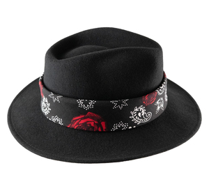 Bandana OEM 2026 Wholesale In-Stock Custom High Quality Ethnic Unisex Head Scarfs Printed Black Silk Custom Logo All - Product Image 6