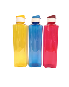 Botella de Agua Deportiva y de Viaje Lisoraa Sipper de Alta Calidad, 1000 ml, PET, a Prueba de Fugas - Product Image 1