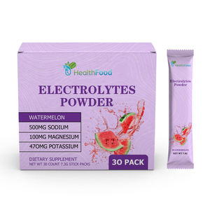 Poudre d'électrolytes la plus vendue pour l'équilibre hydrique, l'amélioration de la fonction du système nerveux et l'hydratation cellulaire ( glucides totaux ) - Product Image 1