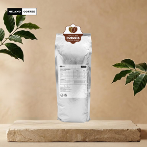 Granos de café Robusta marrón vietnamita recién tostado de alta calidad con estándar de exportación de sabor amargo - Product Image 3