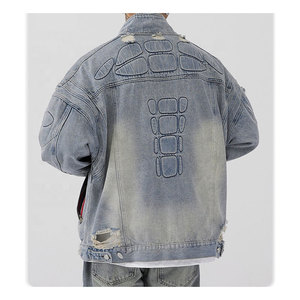 Custom Wholesale Men's Denim <b>Jacket</b> | Direct Factory Private Label Jean Coat - Product Image 2