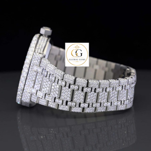 High Quality White Iced Out Diamond Watch for Men or Gifts and Promotions Use Available at Affordable Price - Product Image 4