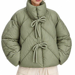 TELLUS APPAREL Chaqueta Acolchada para Mujer, Estilo Urbano, Nueva Moda, Resistente al Viento e Impermeable, Ropa Casual de Invierno, Color Personalizado - Product Image 1