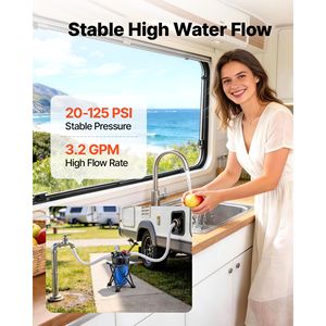 Sistema di Filtrazione Acqua Premium da 0,5 Micron per Camper con Staffa di Montaggio Cartuccia, Filtri Acqua Esterni per Sostituzione in Camper - Product Image 5