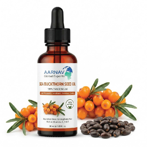 Aarnav Global Exports OEM/OBM Aceite de Semilla de Espino Amarillo 30ml Prensado en Frío, Aceite Portador Natural Puro, Certificado GMP, Nutritivo para la Piel - Product Image 1