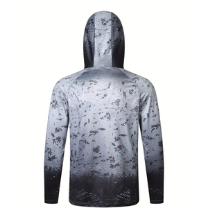 Sudaderas con capucha para pescar para hombre, ropa para pescar, acampar, senderismo, sudaderas con capucha para pescar para hombre, material duradero para exteriores, ajuste cómodo - Product Image 3