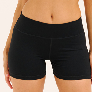 Shorts d'été personnalisés en gros pour femmes, shorts décontractés en coton pour femmes, couleur unie - Product Image 1