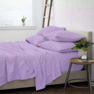 Bedding <b>King</b> Bed <b>Sheets</b> Set 4 Piece Bedding Fade Resistant Flat Fitted <b>Sheets</b> Sets - Product Image 2