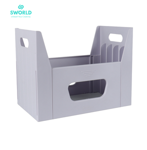 Modern Japandi Hanging <b>Storage</b> Box HIPS Material Sworld Wholesale Multi Color Durable Organizer PP Factory Purple Color - Product Image 1