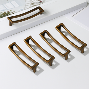 Tiradores de Aleación de Zinc de Alta Calidad, Modernos y Antiguos, con Diseño Hueco en Forma de Arco, Herrajes para Gabinetes de Cocina, Baño y Armarios - Product Image 5