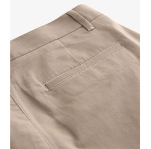 Chinos pour hommes en coton biologique et élasthanne, coupe droite, braguette zippée, taille mi-haute, anti-boulochage, infroissable, classique, vente en gros usine - Product Image 5