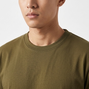 T-shirt à manches courtes pour homme, col ras du cou, haute qualité, style jeune, été, 200 grammes, tissé, écologique, polyester vierge - Product Image 2