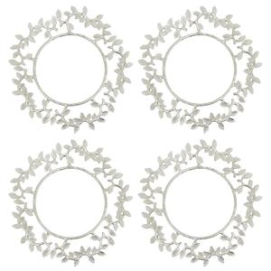 Plato Decorativo Dorado, Vajilla Redonda Premium para Decoración de Bodas, Eventos y Fiestas - Product Image 1