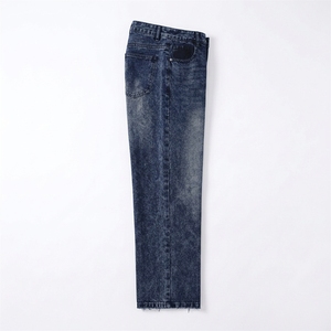 Pantalones Vaqueros Azules de Mezclilla para Hombre al por Mayor, Ajustados, de Moda Casual, Estilo Vintage Lavado, Ropa Urbana Informal, Jeans al por Mayor - Product Image 3