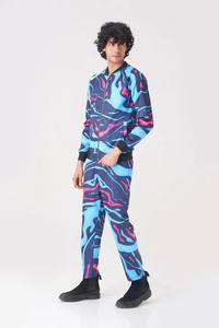 Men's Custom Outdoor Tracksuit Hooded Lightweight Fleece Full <b>Zip</b> Breathable Sportswear Tapered <b>Joggers</b> 2026 - Product Image 5