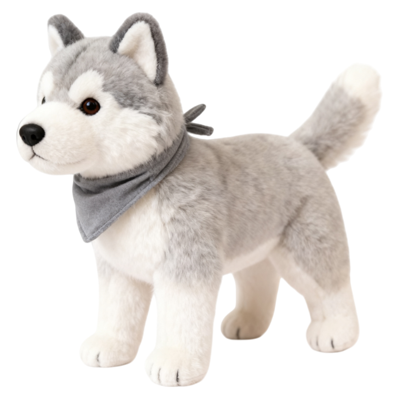 Plush-Husky-Dog-Animal-Toy-