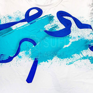 เสื้อยืดผ้าฝ้ายถักลายกราฟิกคุณภาพสูงสำหรับสโมสรกีฬา ขายส่ง เป็นมิตรกับสิ่งแวดล้อม แห้งเร็ว แฟชั่นทันสมัย - Product Image 5