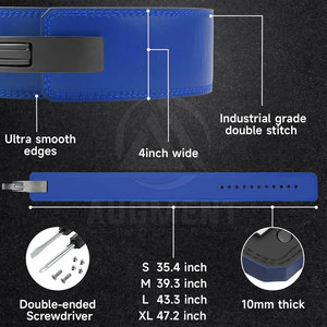 Ceinture de musculation en cuir de vachette durable pour la musculation, le powerlifting et l'entraînement en salle de sport - Product Image 6