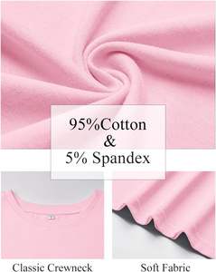 Camiseta de Algodón Ecológica de Secado Rápido para Mujer, Informal, Ligera, Transpirable, Cómoda, Suave, Moderna, con Logo - Product Image 6