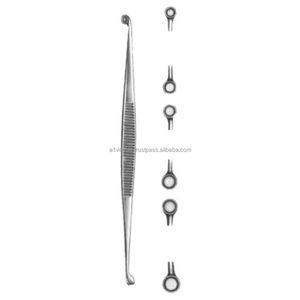 เครื่องมือผ่าตัดกระดูกแบบใช้ซ้ำได้ คุณภาพพรีเมียม ยี่ห้อ Martinii Bone Curette ทำจากเหล็กกล้าไร้สนิม สำหรับศัลยกรรมกระดูก |   ที่ใส่เข็ม - Product Image 1
