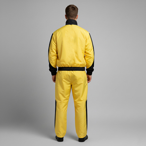 New Arrived 2026 100% Cotton Men's Winter Tracksuit 2 Color Printed Windbreaker Comfortable Breathable Streetwear <b>Hip</b> Hop 2 - Product Image 2