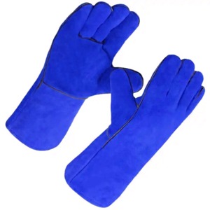 Guantes de Seguridad de Cuero Completos, Azules, Térmicos, Impermeables, con Protección UV, para Uso en Exteriores en Invierno, Unisex - Product Image 1
