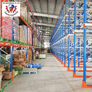 Sistema de estantería de paleta profunda doble vertical de servicio pesado Almacén de acero ajustable Equipo de almacenamiento de carga Protección contra la corrosión - Product Image 3