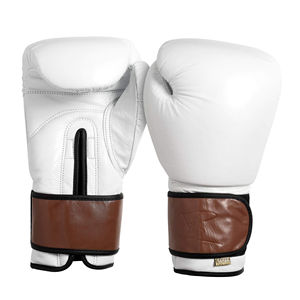 Gants de boxe en cuir sur mesure pour le sparring, le kickboxing, l'entraînement, la frappe sur sac de frappe, avec fermeture auto-agrippante - Product Image 2