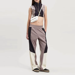 Private Label <b>Summer</b> Street wear Women's Flared <b>Pants</b> with Custom Logo Stylish Design 100% Cotton Customizable - Product Image 3