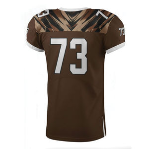 Uniforme de Fútbol Americano Personalizado Profesional BRG con Mangas Cortas, Nuevo Estilo y Diseño de Logotipo - Product Image 4