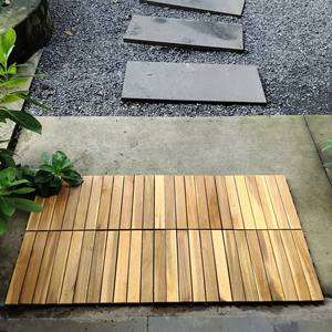 Baldosas de terraza entrelazadas cuadradas ecológicas DIY de 30 x 30 cm para patio, interior, balcón, terraza, jardín, fáciles de instalar, impermeables y antideslizantes - Product Image 1