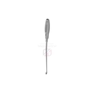 Curette orthopédique droite 300 mm avec manche ergonomique de 15 mm |   Instrument chirurgical réutilisable en acier inoxydable certifié CE - Product Image 4