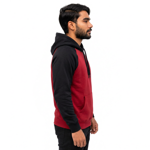 Hoodies personnalisés pour hommes, directement de l'usine, style streetwear, logo brodé, marque de vêtements indépendante. - Product Image 5