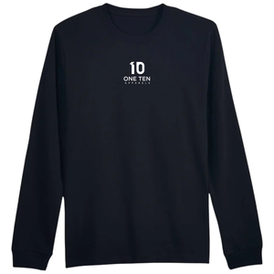 เสื้อยืดแขนยาวเนื้อหนัก สีดำ ผ้าฝ้ายพรีเมียม เสื้อยืดลำลอง สวมใส่สบาย ระบายอากาศได้ดี เสื้อเปล่าสำหรับงานสั่งทำ - Product Image 1