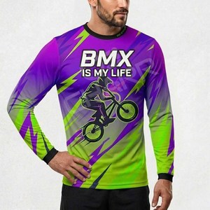 เสื้อจักรยาน CHARR INDUSTRIES รุ่น CI-RA-1994 แขนยาว ระบายอากาศได้ดี ชุดกีฬาสำหรับทุกเพศ แห้งเร็ว ยืดหยุ่นได้ - Product Image 4