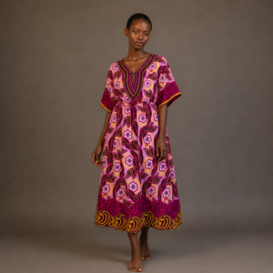 Tissu africain imprimé wax Ankara en coton, motifs tribaux traditionnels Dashiki Kitenge, textile Dutch Wax pour robes, mode, vente en gros, export - Product Image 1